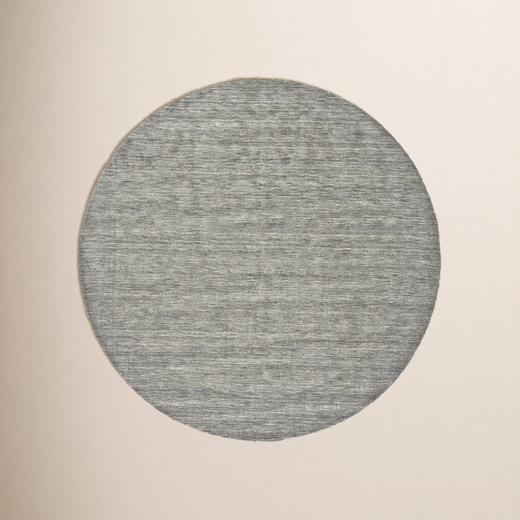 Kaden Handmade Wool Gray Rug