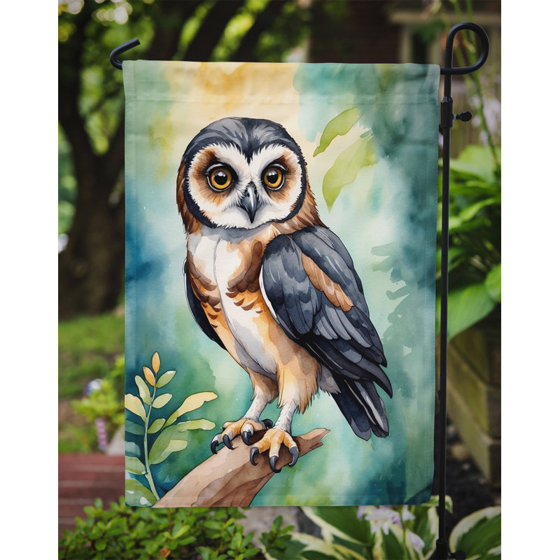 Drapeau de jardin, Hibou à lunettes