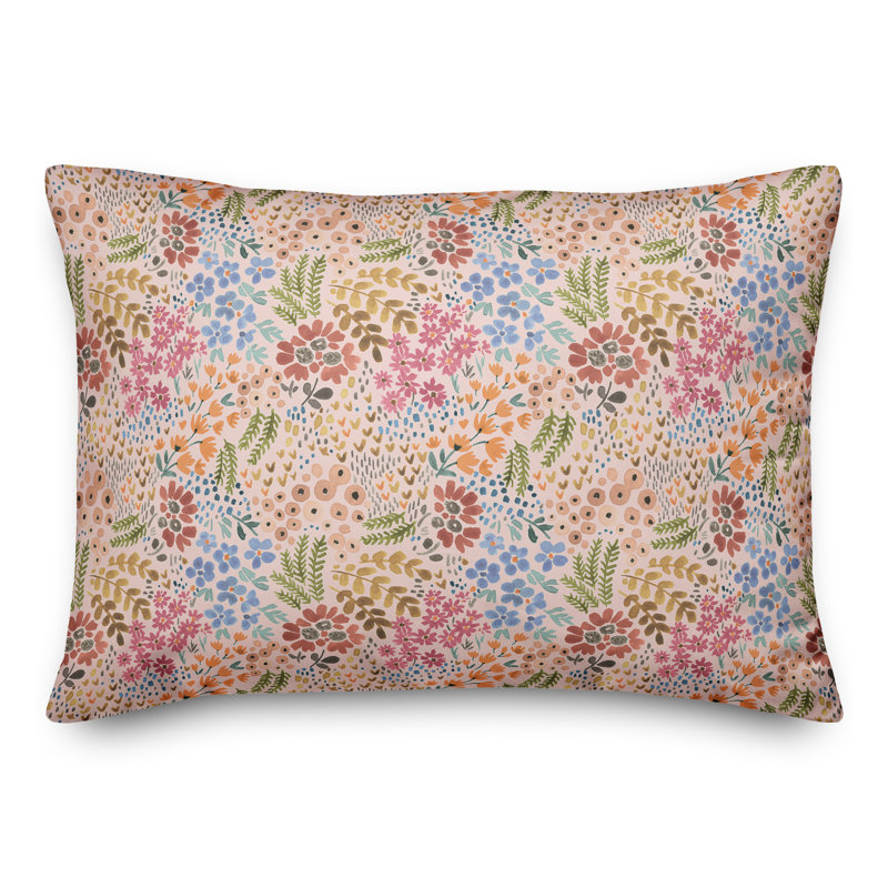 No Decorative Addition Throw Pillow, Pink