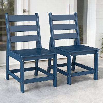 HDPE Patio Chairs Set Of 2