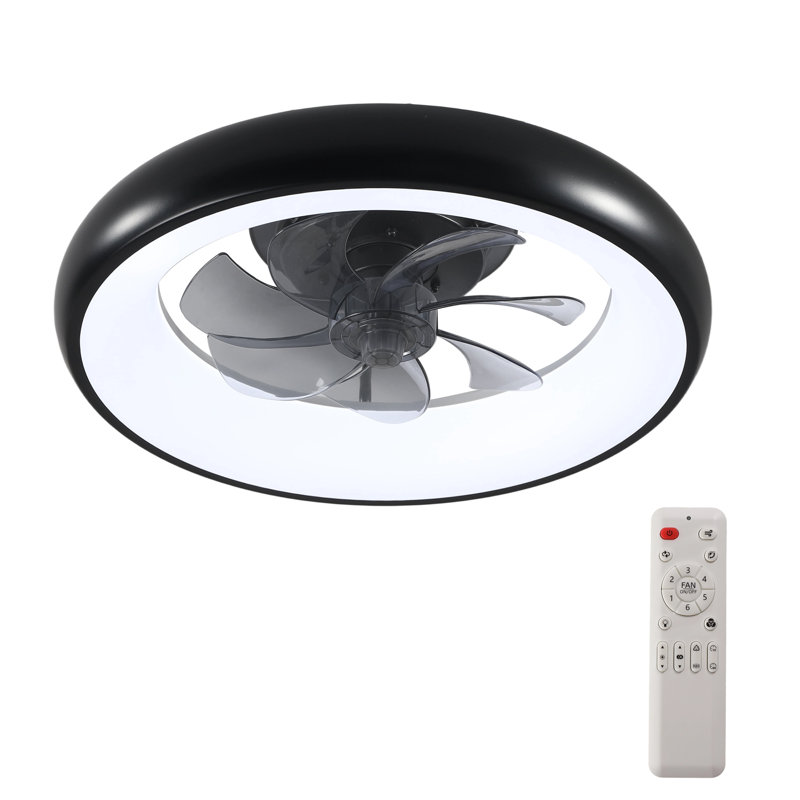 Ventilateur de plafond d'intérieur 19 po avec moteur à courant continu réversible de la collection Modern Elegance