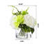 Hortensia artificiel dans un vase
