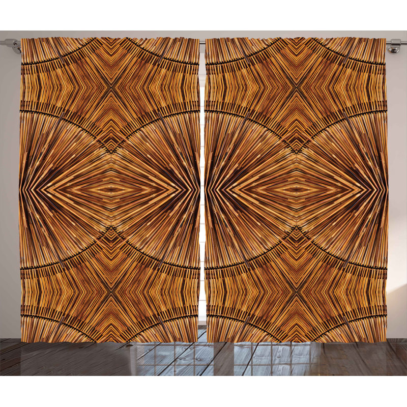 Newark Semi Sheer Curtain Pair, 54" W x 90" L