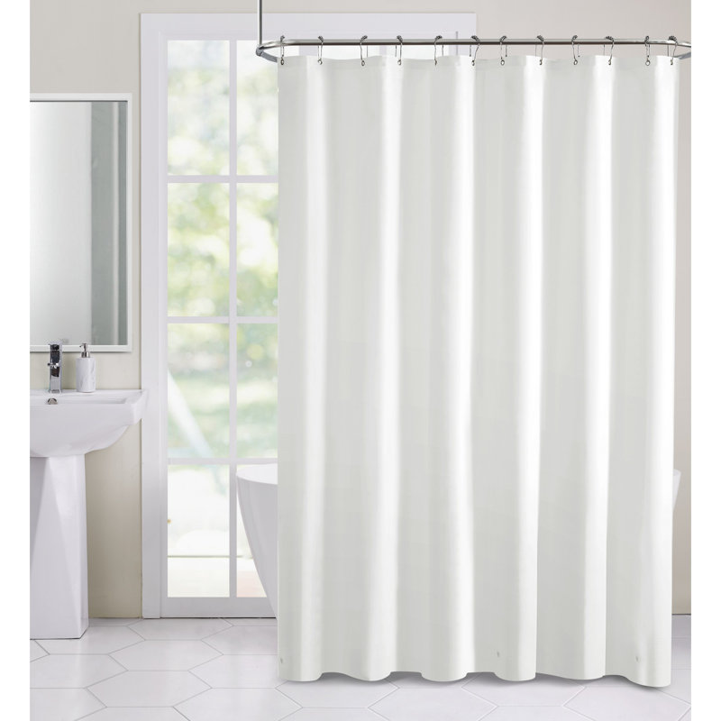 Doublure de douche en PEVA Hotel Style, 72 po x 72 po, Crème