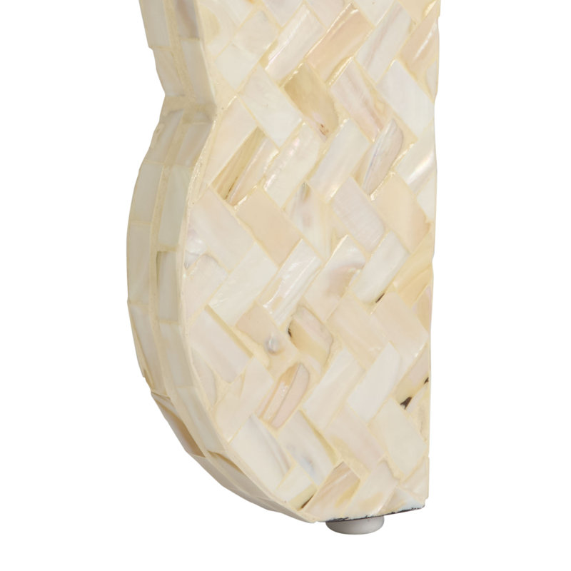 Table console Aldana, Cream / Mother Of Pearl