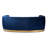Kwajo 93.3" Velvet Tuxedo Arm Sofa