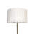 Minimalist Floor Lamp, Slim Standing Light With Neutral Shade For Contemporary Living Room & Bedroom Ambience Viora Marble Base Floor Lamp - Dark Brown And White 110V