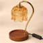 Lampe chauffe-bougie à fleurs avec minuterie et contrôle à intensité variable