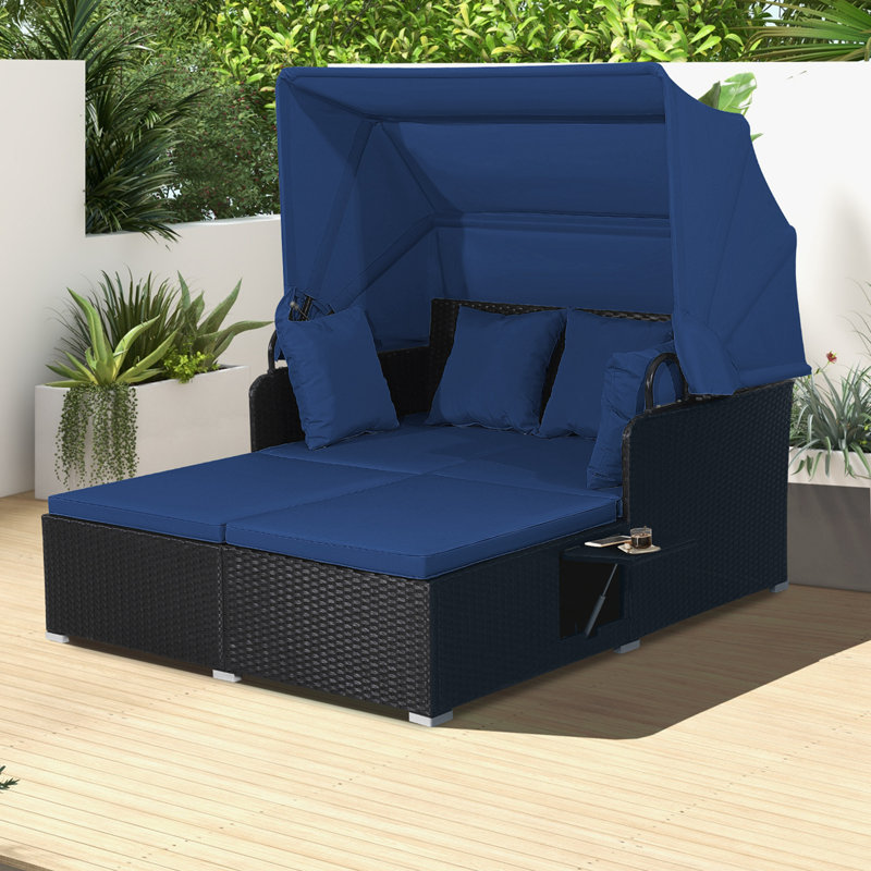 Devrim 60.5" Long Reclining Double Chaise with Cushions