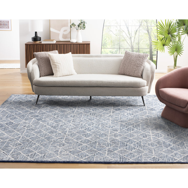 Geometric Hand Woven Area Rug
