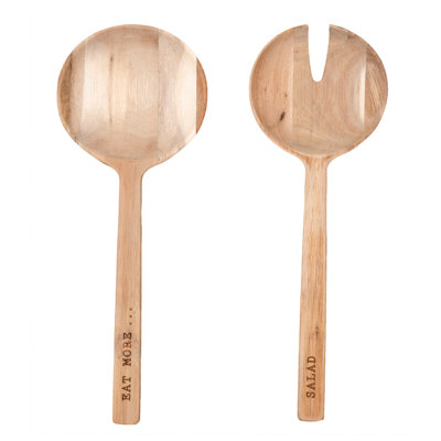 Couverts à salade en bois d'acacia