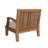 Kauffman Grande Teak Outdoor Club Chair-397877194-397877172