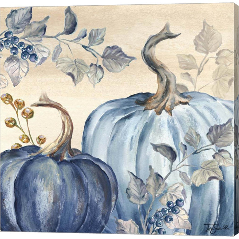 «Pumpkin II» par Tre Sorelle Studios - peinture sur toile tendue