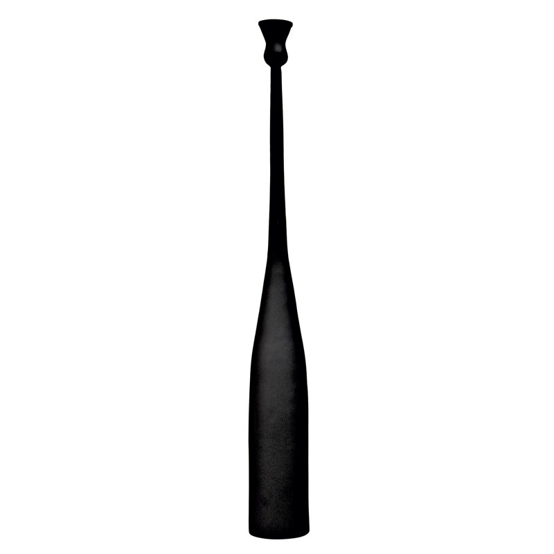 Raddix Aluminum Candle Stand - Black - Large