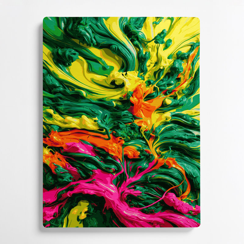 Art abstrait abstrait 40, H 11 po x l 14 po