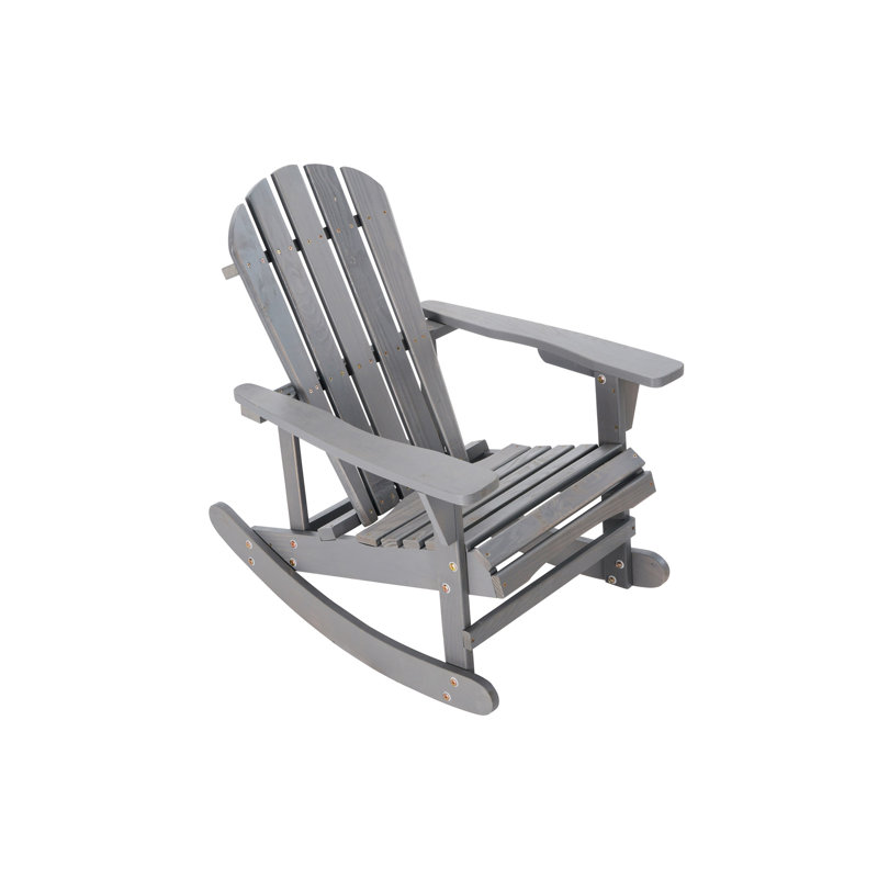 Mobilier d'extérieur pour chaises de patio en bois massif Adirondack