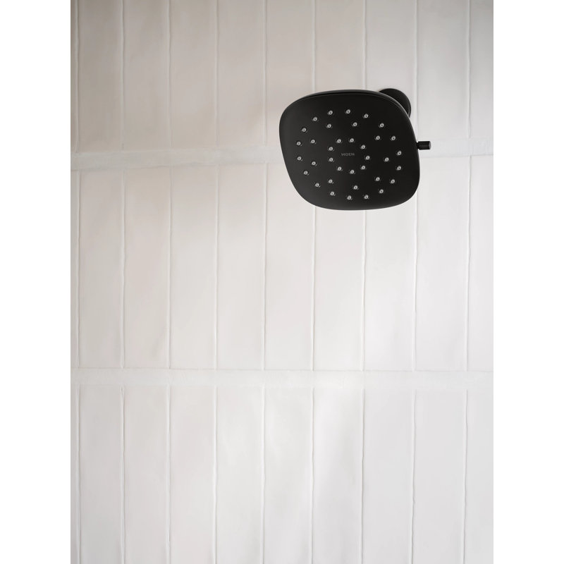 Verso Fixed Shower Head, Matte Black