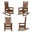 Ensemble de chaises berçantes en PEHD pour patio-1447931779
