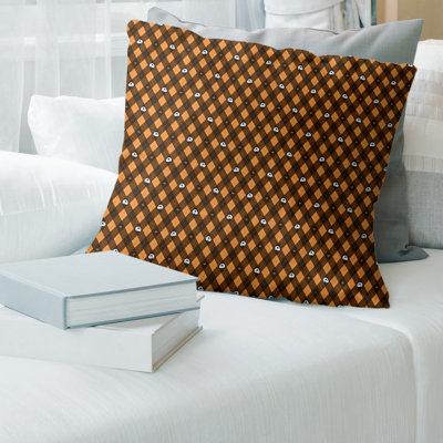 Coussin décoratif géométrique 14 po