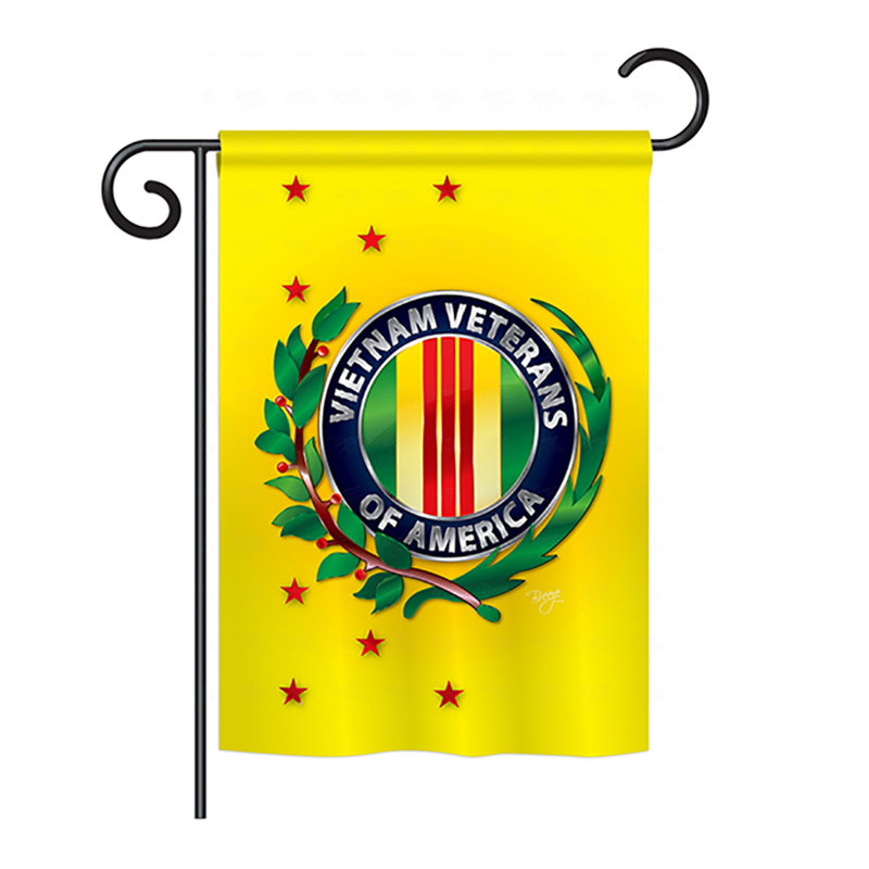 Drapeau vietnamien en polyester pour maison / jardin, H 18,5 po x l 13 po