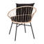 Chaise de patio moderne avec coussins Harleysville-1973885483