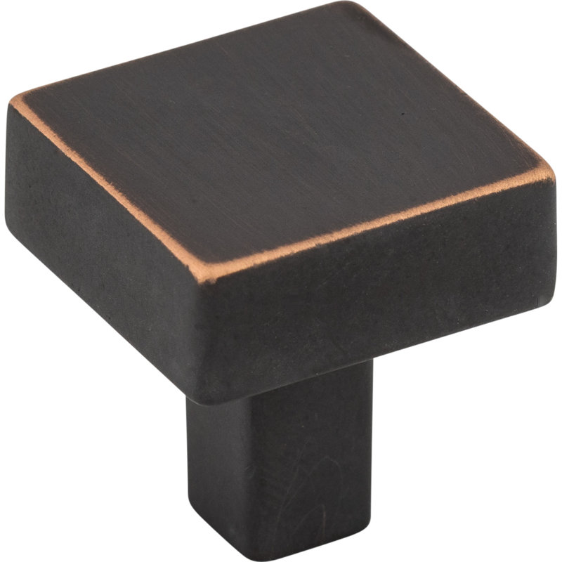 Channing 1 1/16" Length Square Knob, Umbrio
