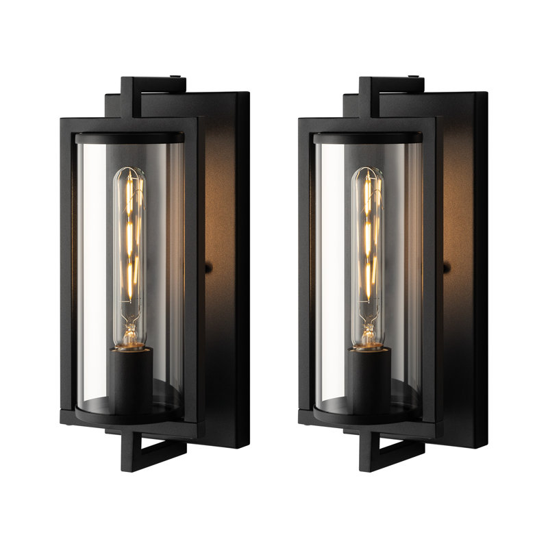 14" Outdoor Porch Wall Light for House,Patio,Front Door, Permanent Outside Lamp for Garage, 14" H x 5.71" W x 5.39" D