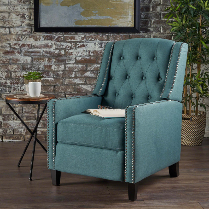 Chaise en tissu Classic, Sarcelle