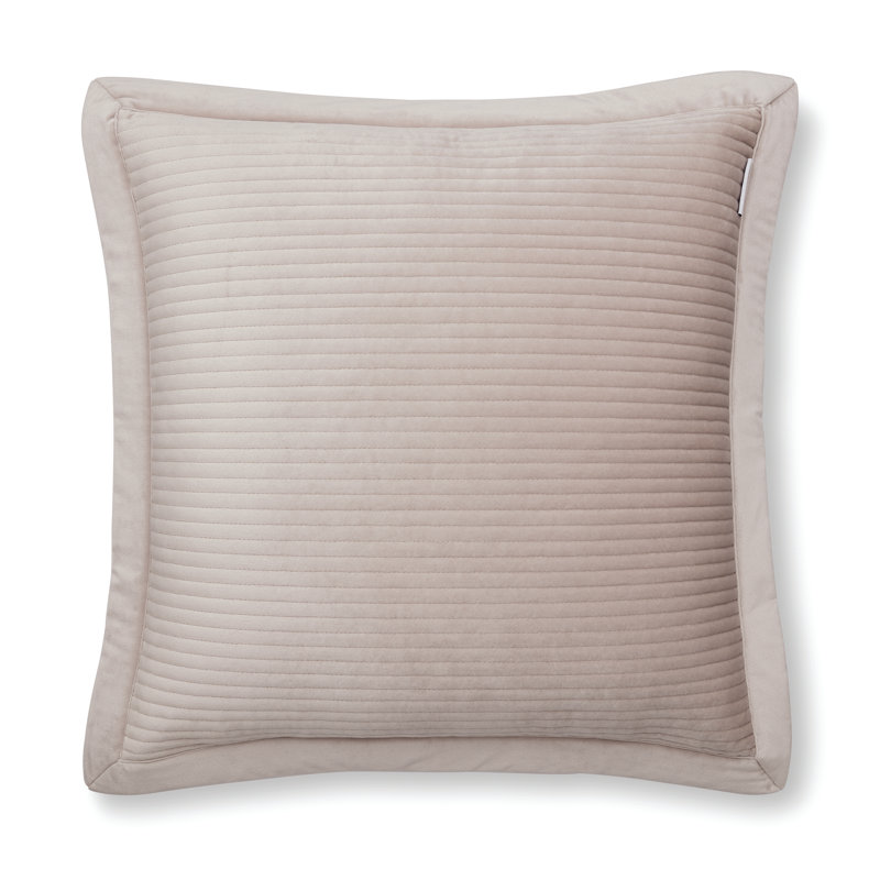 Linear Velvet Cushion, Stone