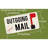 Alloy Steel Mailbox Flag,Reflective Outgoing Mail Magnetic Mailbox Flag Sign Can Be Used To Replace A Broken Flag On A Mailbox, Silver With Reflective Surface, ?4 X 8 X 0.1 Inches