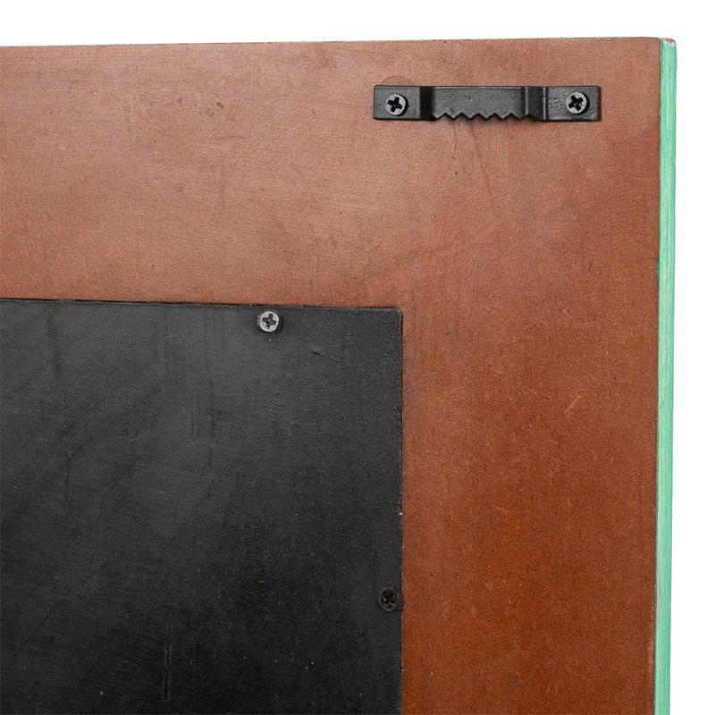 Wesleyville Wood Flat Wall Mirror