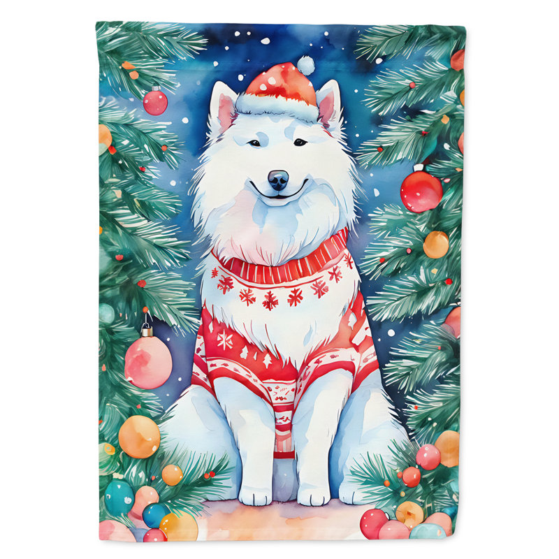 Double Sided Polyester Christmas, 40" H x 28" W