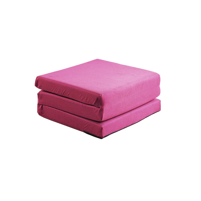 Dull 7cm Mattress Cube Futon  Mattress, Pink