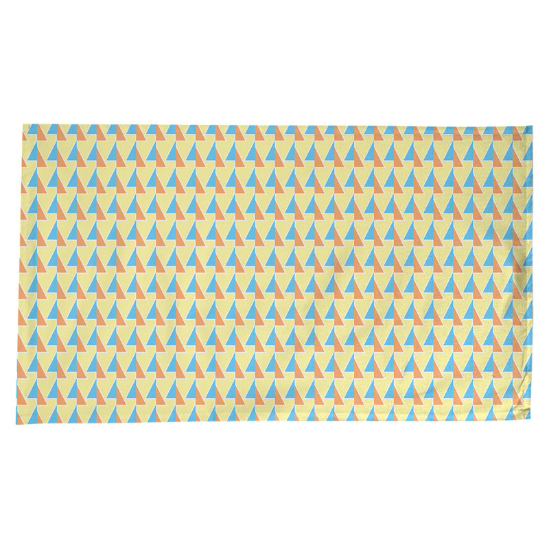 Flèches Nappe, Orange / bleu sarcelle