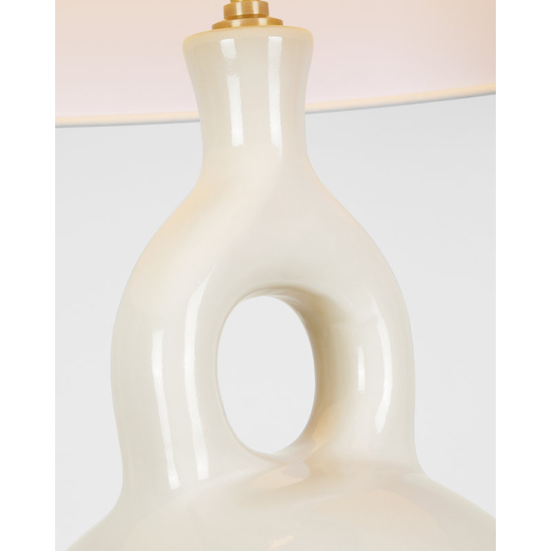 Lamu Table Lamp, Ivory