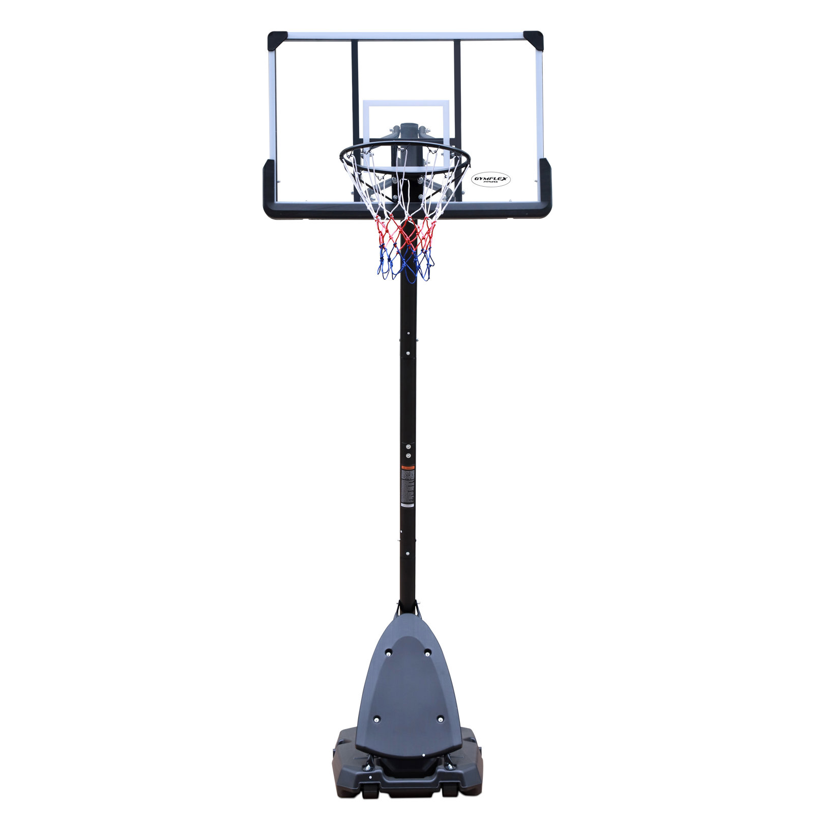IUNNDS 28.35'' W Steel Portable FullSize Basketball Hoop with