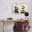 Ensemble de 2 plaques murales Stacked Safari Animals, design par Victoria Barnes-1722175157
