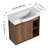 Space-Efficient Wall-Mounted Bathroom Vanity With Premium Features