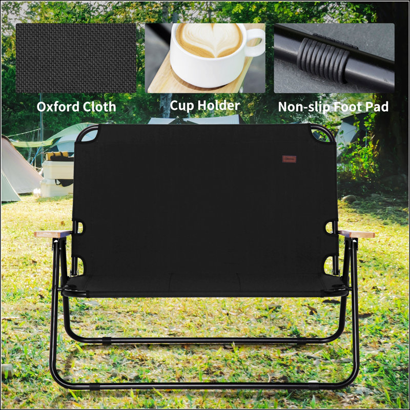 Double Folding Camping Chair