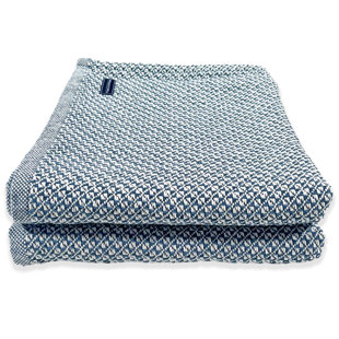 Coastal Bar Harbor Cotton Blanket