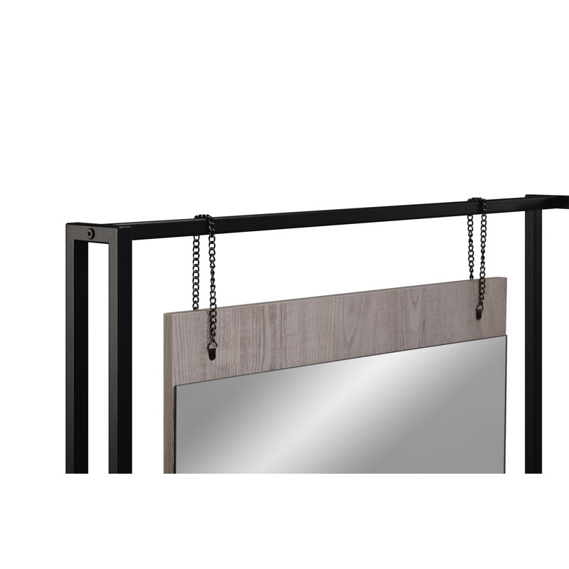 Goguen Dressing Table with Mirror, Brown