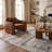 Rug Branch Cendro 5' x 8' (5'3" x 7'7") Grey/Beige Abstract Indoor Area Rug, Contemporary, Medium Pile, Stain-Resistant Carpet - Living Room, Bedroom, Dining Room, and Kitchen-2075918609
