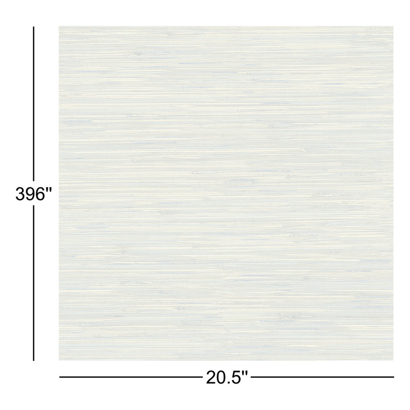 Rouleau de papier peint texturé L 33 pi x l 20,5 po Dory, Bleu clair