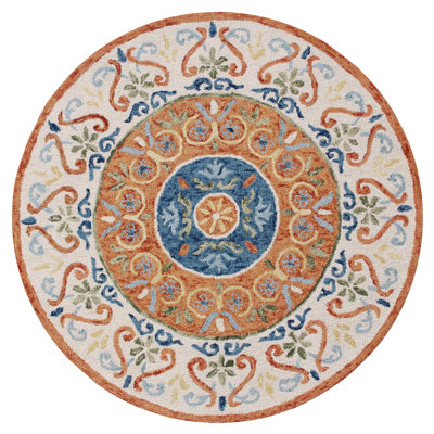 Emmelyne Hand Tufted Wool Oriental Indoor Rug