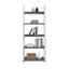 Étagères à 5 niveaux, bibliothèque, étagère de rangement, bibliothèque avec cadre en bois d'hévéa, tablette échelle pour salon, bureau à domicile, cuisine, chambre à coucher, appartement-677594382