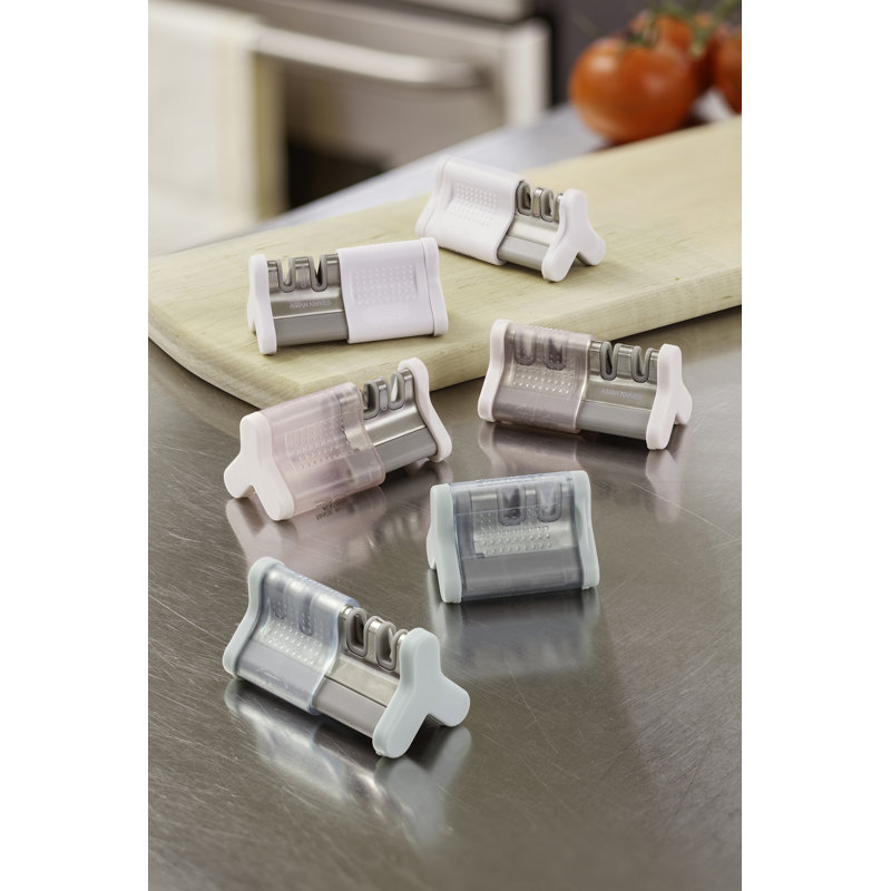Smith's Mesa 2 Stages Manual Knife Sharpener, White