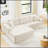Versatile Modular Sectional Sofa with Transformable Design for Ultimate Comfort and Flexible Seating Arrangements