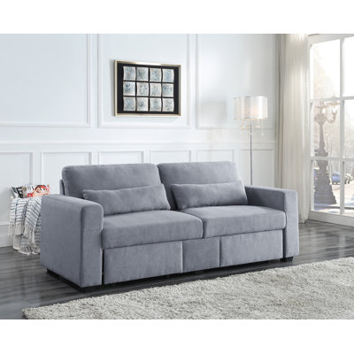 79" Linen Square Arm Sofa