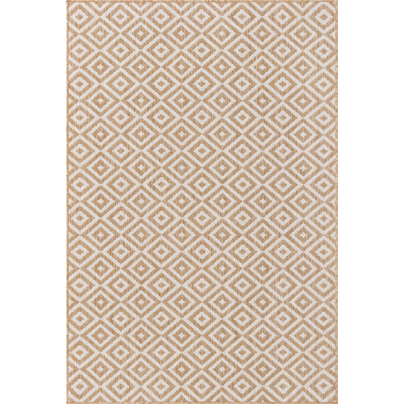 Tapis d'extérieur couleur os, L 50,5 po x L 72 po