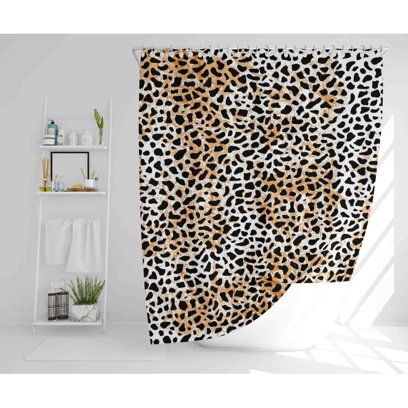 Skofte Polyester Shower Curtain, 168cm H x 168cm W
